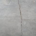 When the control joints are too far apart or there are no joints at all the concrete will develop its own joints. These cracks usually will quarter the slab between other joints.