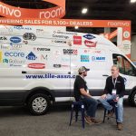 NTCA Trainer Matt Welner with tile artisan Joshua Nordstrom