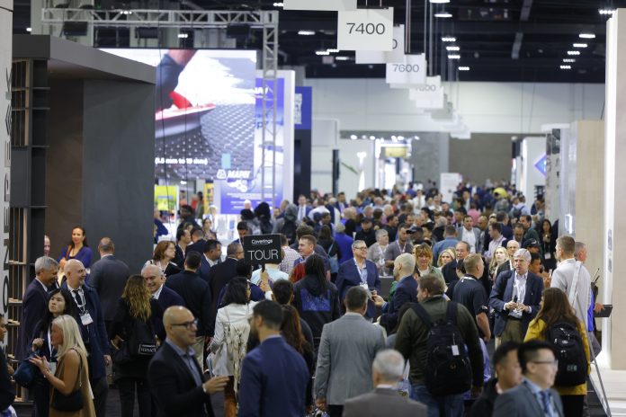 Coverings 2024 crowd