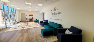 Hope Haven new floor in lobby