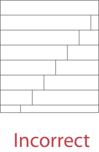 NWFA incorrect racking stair step