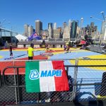 MAPEI Flag at Red Bull Half Court