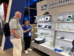 Coverings25 Johns Manville booth
