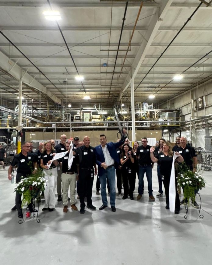 QEP/Roberts plant ribbon cutting in Dalton, Ga.