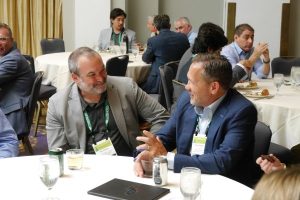 Flooring Sustainability Summit, Bill Powers and ASTM President Andy Kireta, Jr.