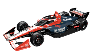 No. 28 Browning Chapman Honda driven by Marcus Ericsson
