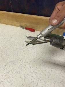 Scheidker heat welding inside brush