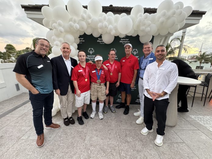 Court of Dreams kickoff event with MAPEI execs and Special Olympics athletes.