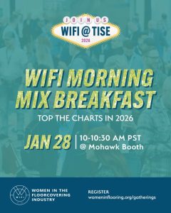 Promotional image for WIFI Morning Mix Breakfast on Jan. 28 during TISE