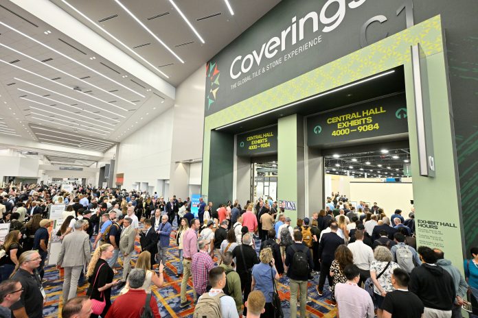 Coverings 2026 crowd